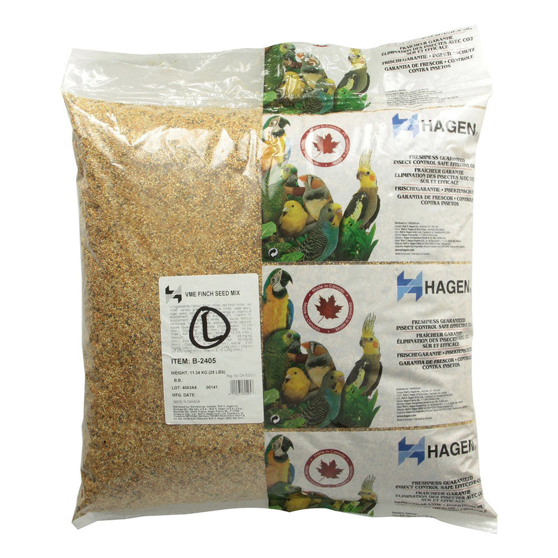 Hagen Finch Staple VME Seed - 11.34 kg (25 lb) - Balanced Diet for all Finches