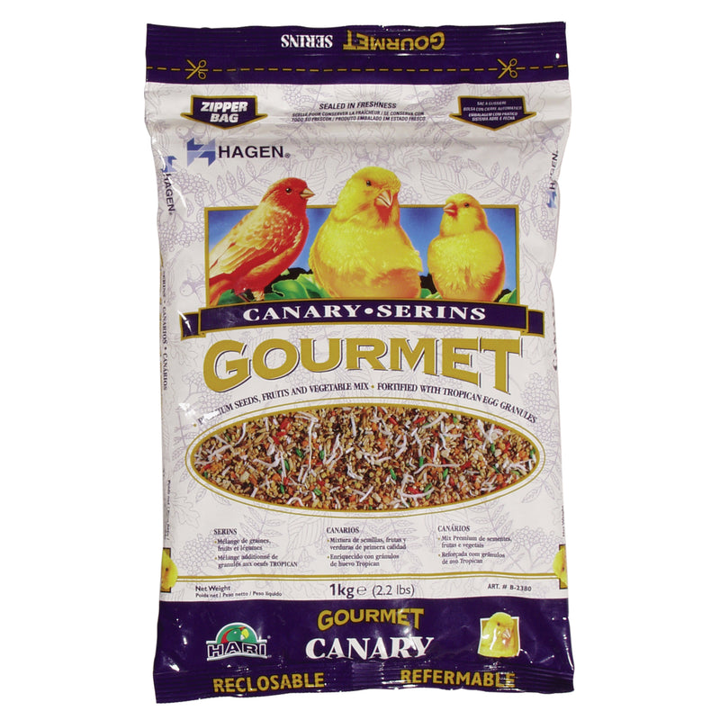 Hagen Canary Gourmet Mix - 1 kg (2.2 lb) - Premium Fruit, Seed and Vegetable Mix