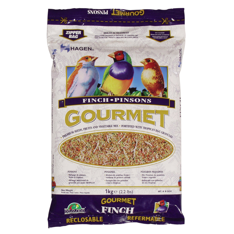 Hagen Gourmet Seed Mix for Finches - 1 kg (2.2 lb) - Premium Fruit, Seed and Vegetable Mix