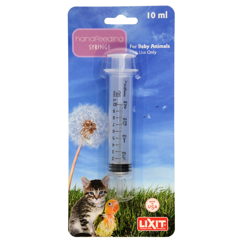 Lixit Hand Feeding Syringe - 10 ml