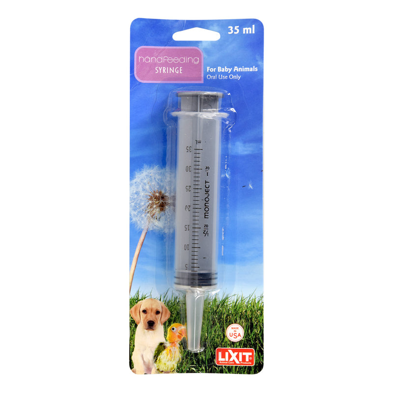 Lixit Hand Feeding Syringe - 35 ml