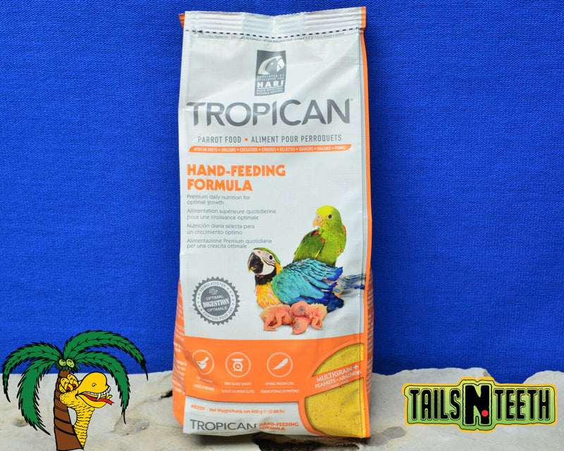 Tropican Premium Hand-Feeding Formula for Baby Parrots 400g - Made In Canada