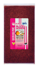 Hikari - Frozen Food - Bloodworms - Flat - 454g (16oz) - Higher Protein Natural Food
