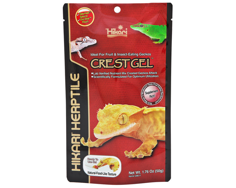 Hikari Herptile CrestGel 50g - Ready To Use Gel For Insect-Eating Reptiles