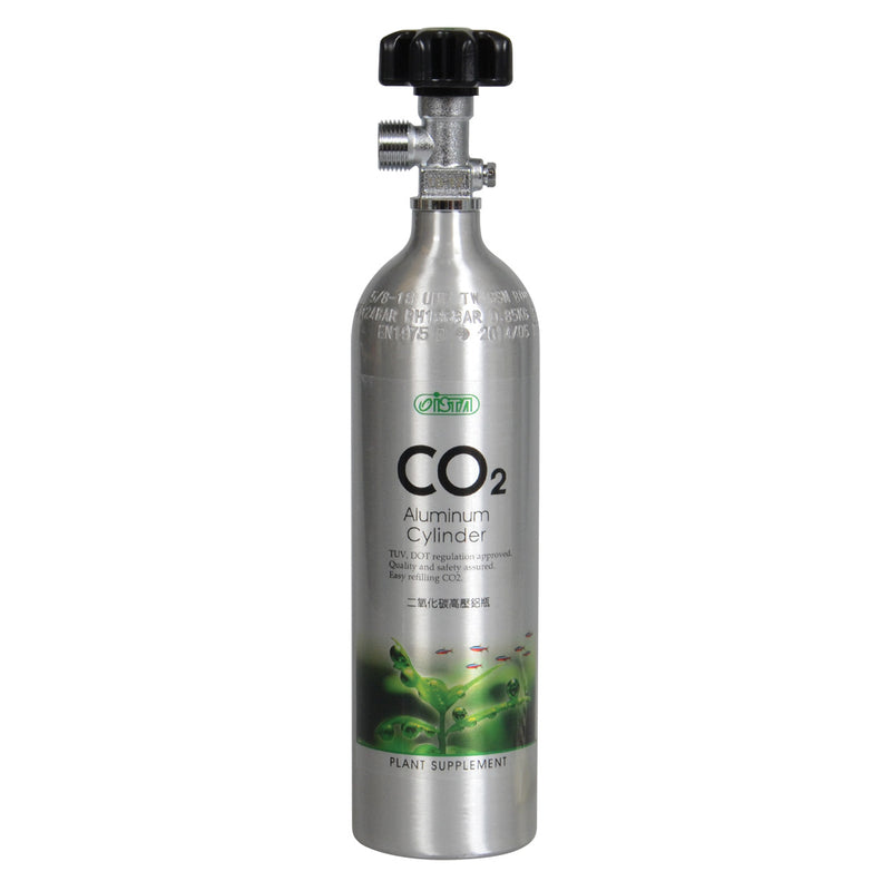 ISTA CO2 Aluminum Cylinder - 1L - Face Side