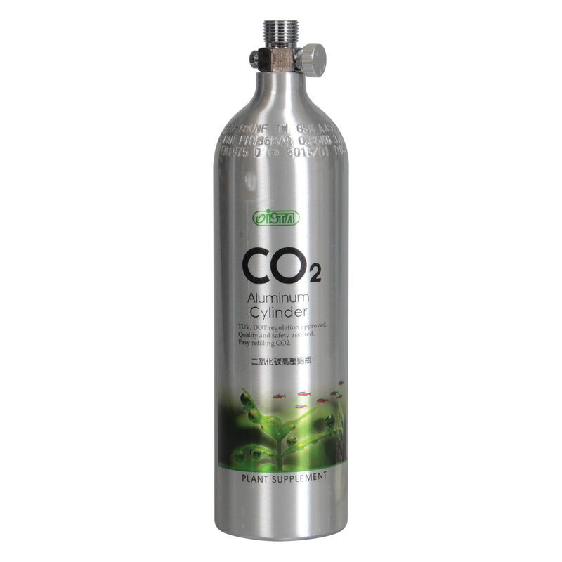 ISTA CO2 Aluminum Cylinder - 1L - Face Up