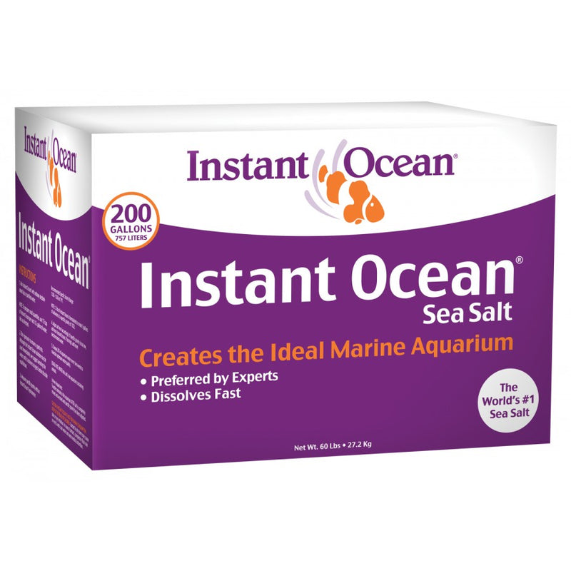 Instant Ocean Sea Salt - 27.2kg (60lb) - Box 200 Gallon mix