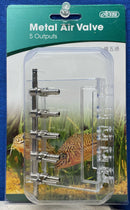 Ista Metal Air Valves - 5 Outputs - Rust-Resistant