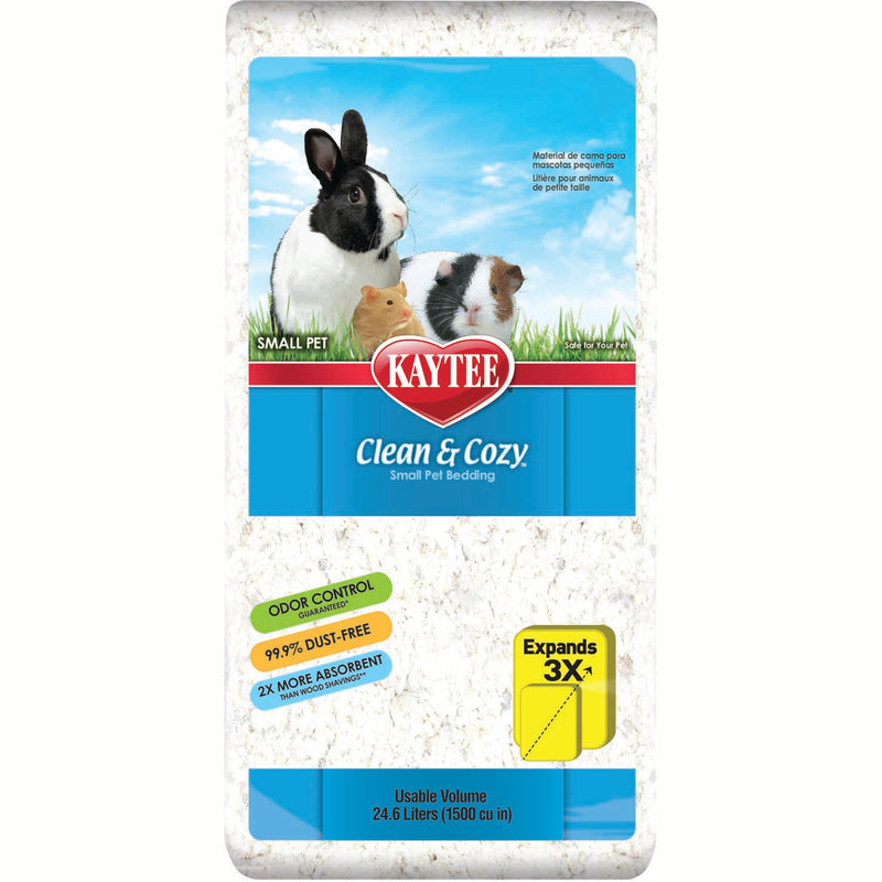 Kaytee Clean & Cozy Small Pet Bedding - 24.6L (1500 Cu In) 99.9% Dust Free