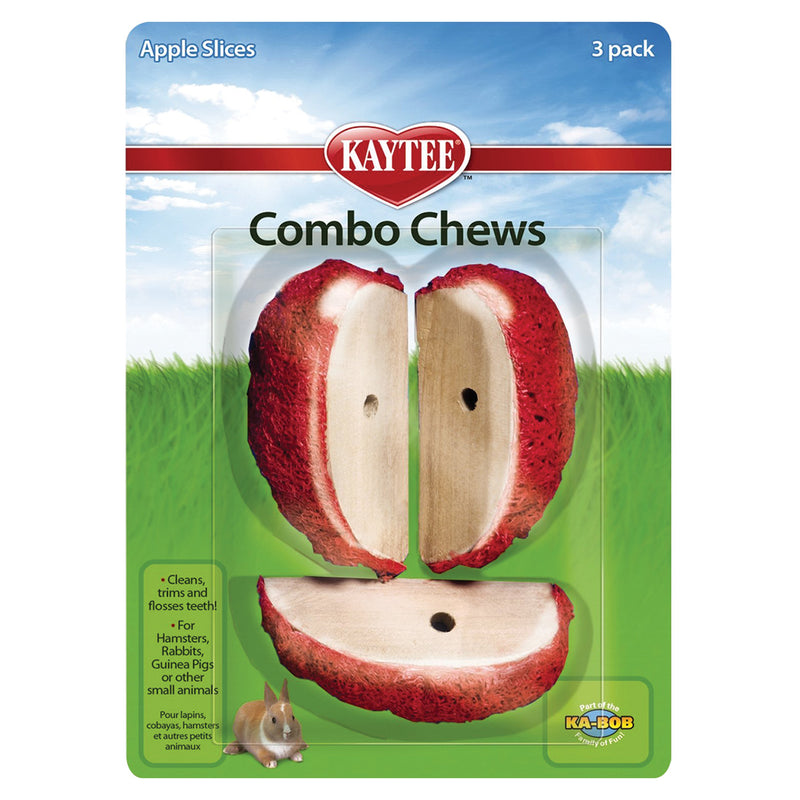 Kaytee Combo Chews Apple Slices - 3 pk