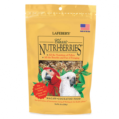 LAFEBER MACAW & COCKATOO NUTRI-BERRIES 10 OZ