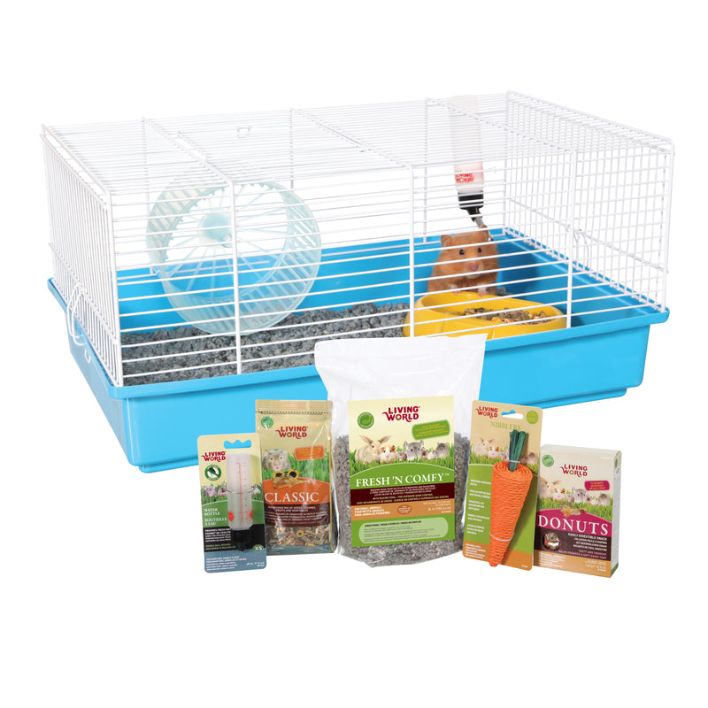 Living World Hamster Starter Kit - 46 cm L x 29 cm W x 23 cm H (18in x 11.4in x 9in)