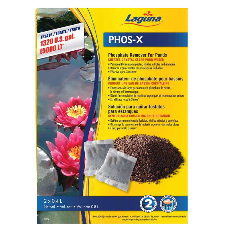 Laguna Phos-X Phosphate Remover - Treats up to 5000 L (1320 U.S. gal.)