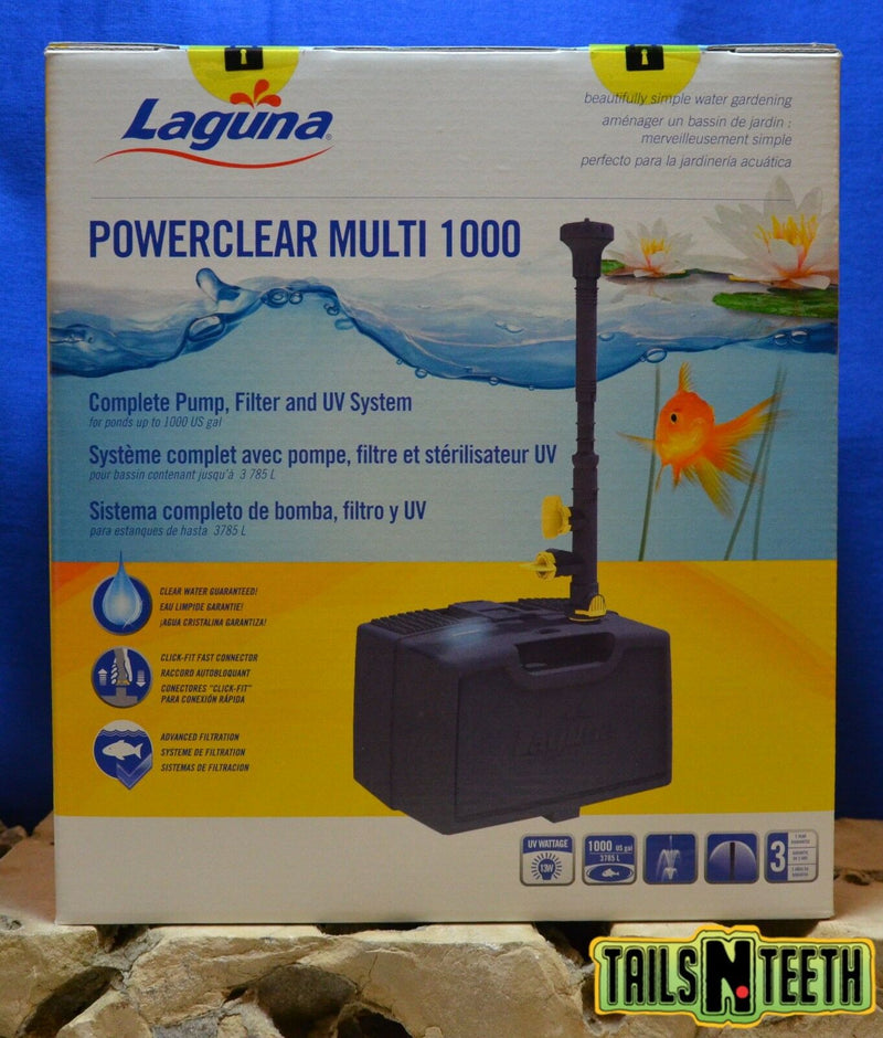 Laguna PowerClear Multi 1000 - Complete Pump, Filter, UV System - PT1817