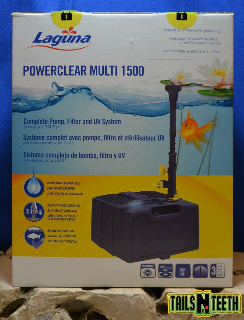 Laguna PowerClear Multi 1500 - Complete Pump, Filter, UV System - PT1818