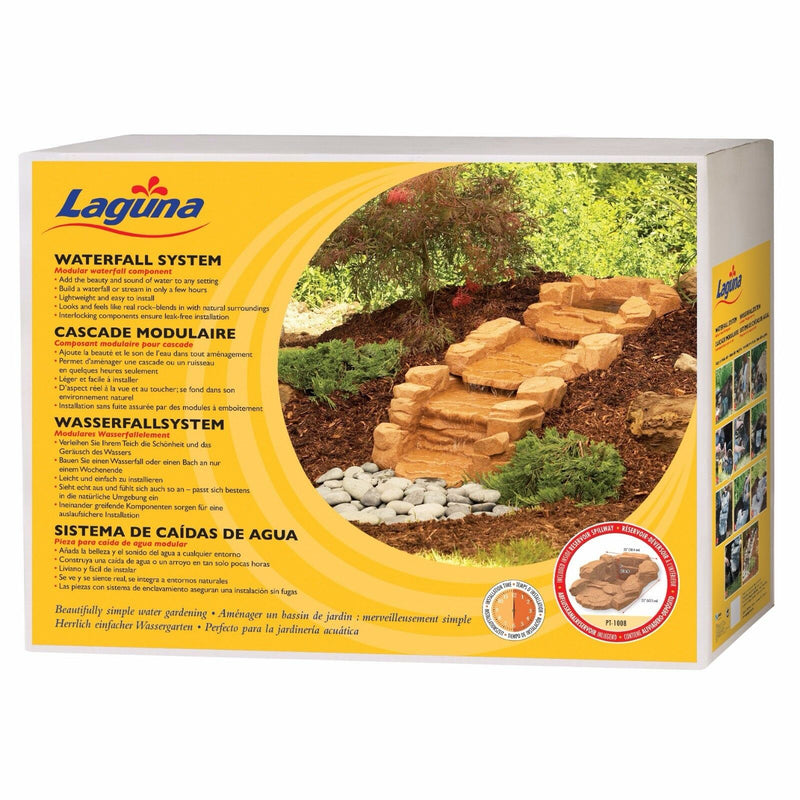 Laguna Reservoir Spillway Red Sandstone Waterfall (25" L x 23" W x 9" H) PT1008