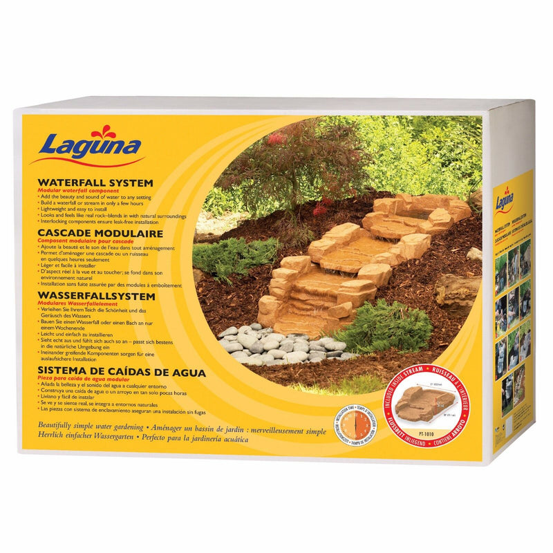 Laguna Stream - Red Sandstone Waterfall (28" L x 21" W x 6" H) PT1010