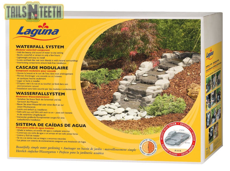 Laguna Stream Waterfall System, Grey Fieldstone 28" x 21" x 6" - PT1114