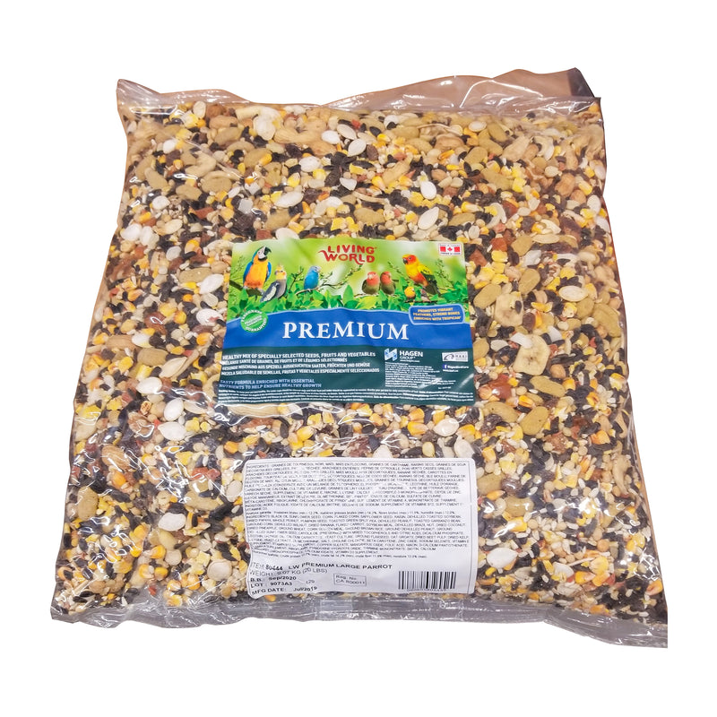 Living World Premium for Large Parrots - 9.7 kg (20 lbs)