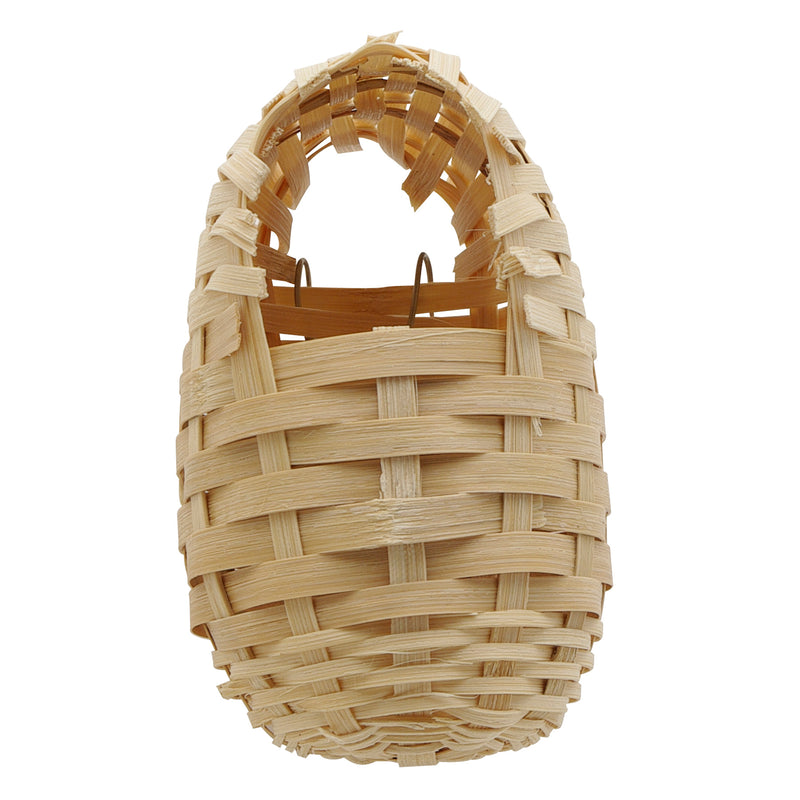 Living World Bamboo Bird Nest for Finches - Small - 8 x 9 x 12 cm (3.1 x 3.5 x 4.7 in)