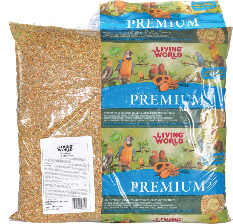 Living World Premium Mix For Finches 9.07 kg (20 lb) - Appetizing Mix