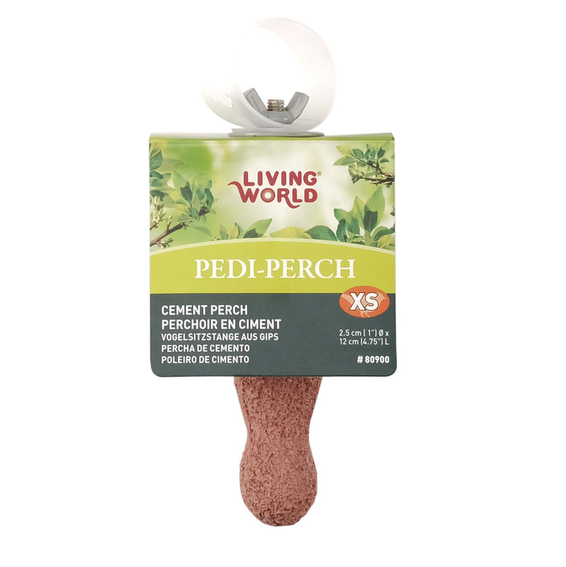 Living World Pedi-Perch - 12 cm (4.75in) - Extra Small - Cement Perch