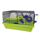 Living World Dwarf Hamster Cage - Resort - 51 cm L x 36.5 cm W x 29 cm H (20 x 14.3 x 11.4 in)