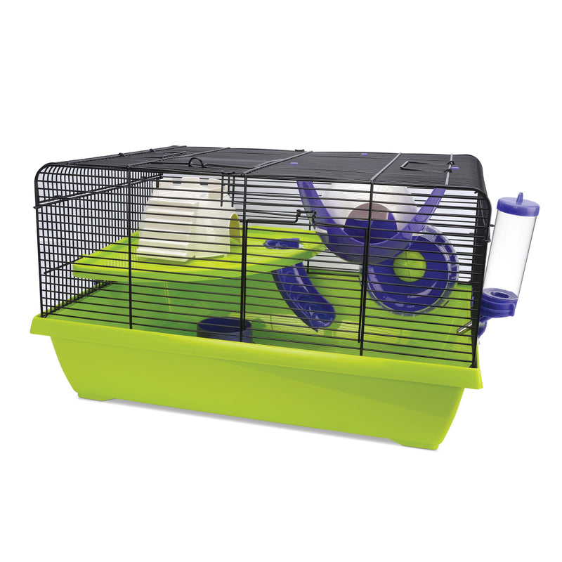 Living World Dwarf Hamster Cage - Resort - 51 cm L x 36.5 cm W x 29 cm H (20 x 14.3 x 11.4 in)