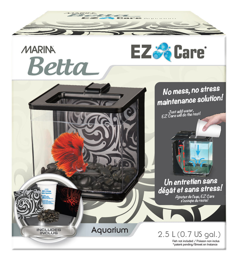 MARINA 2.5L EZ-Care Betta Kit - Black - 13358