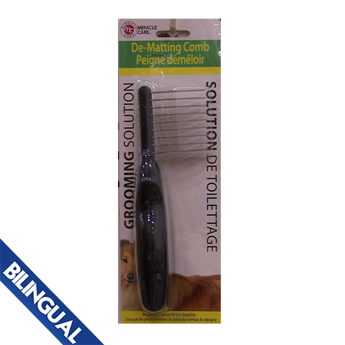 MIRACLE CORP® MIRACLE CARE® DEMATTING COMB FOR DOGS