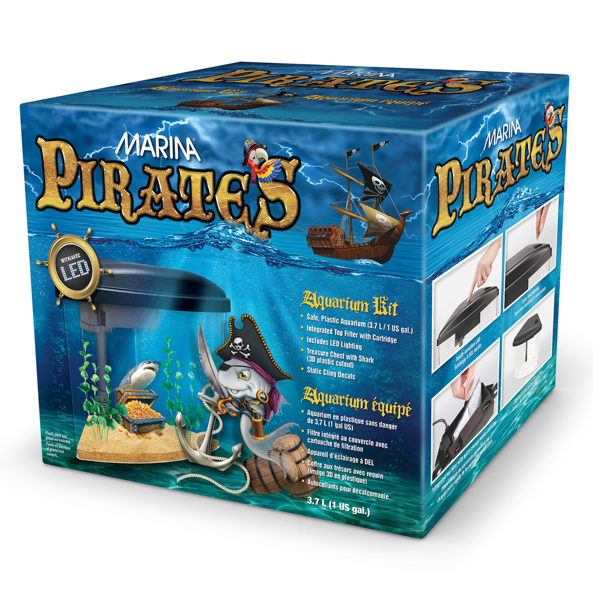 Mermaid and pirate aquarium supply hotsell