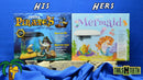 Marina His n' Hers Mermaid/Pirate Aquariums 1 Gallon Twin Pack - Plastic Kits