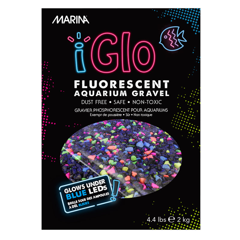 Marina iGlo Fluorescent Aquarium Gravel - Galaxy - 2 kg (4 lbs)