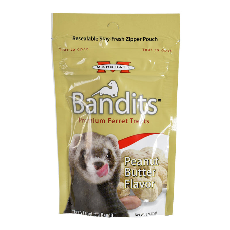 Marshall Bandits Premium Ferret Treats - 85g - Peanut Butter