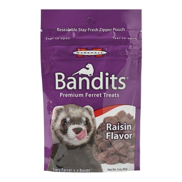 Marshall Bandits Premium Ferret Treats - 85g - Raisin