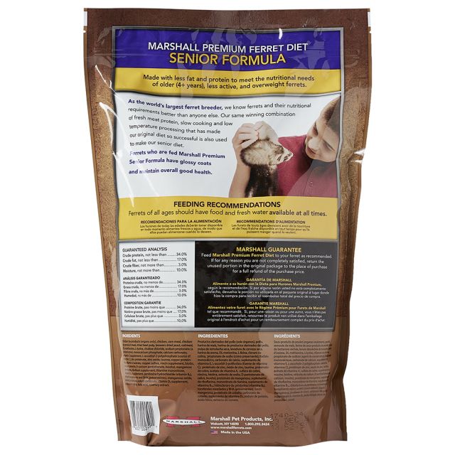 Marshall Premium Ferret Diet - Senior Formula - 4 lb