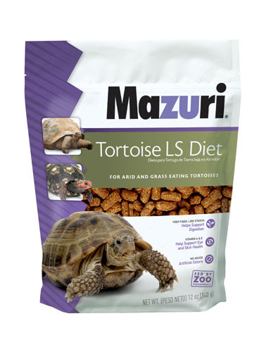 Mazuri Tortoise LS Diet 340g (12oz) - For Arid and Grass Eating Tortoises