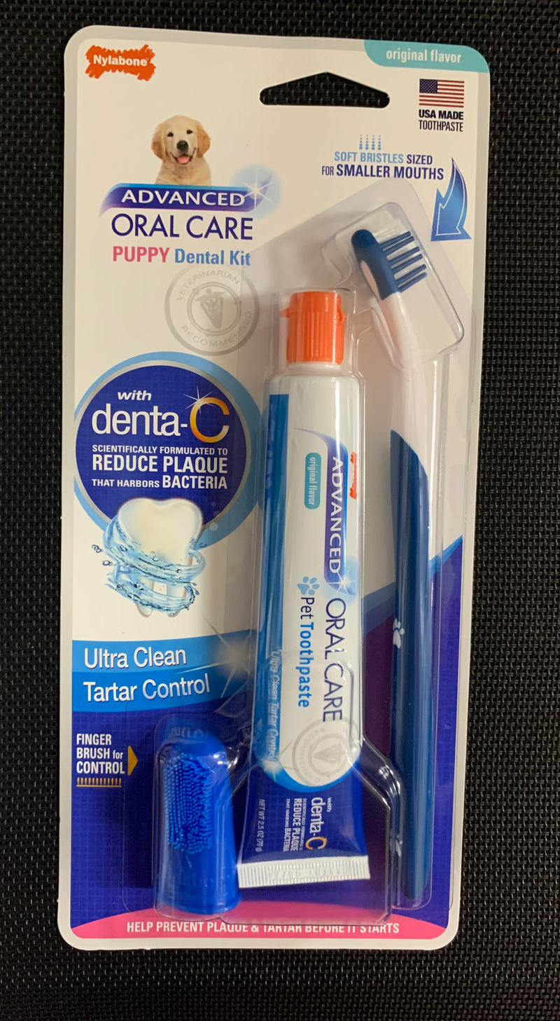 NYLABONE ADVANCED ORAL CARE PUPPY DENTAL KIT