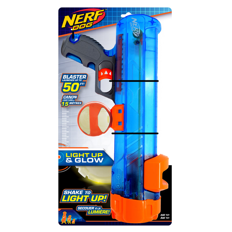 Nerf Tennis Ball Blaster with LED Glow Ball - Translucent - 40 cm (16 in)