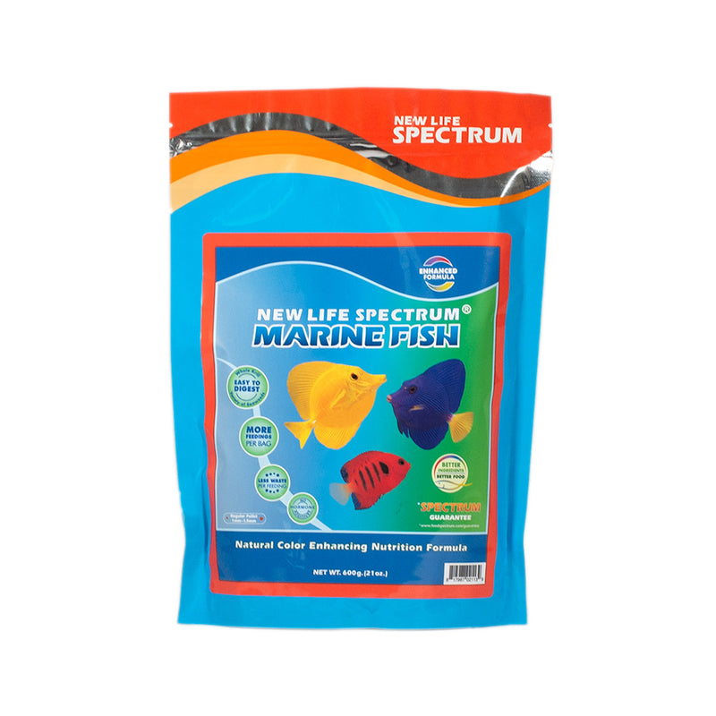 New Life Naturox Marine Fish - 1 - 1.5 mm Sinking Pellets - 600 g