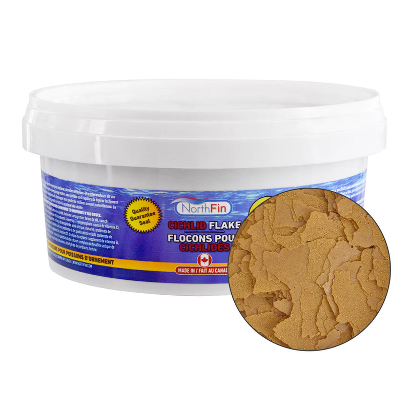 NorthFin Cichlid Flake - 65 g - Made in Canada