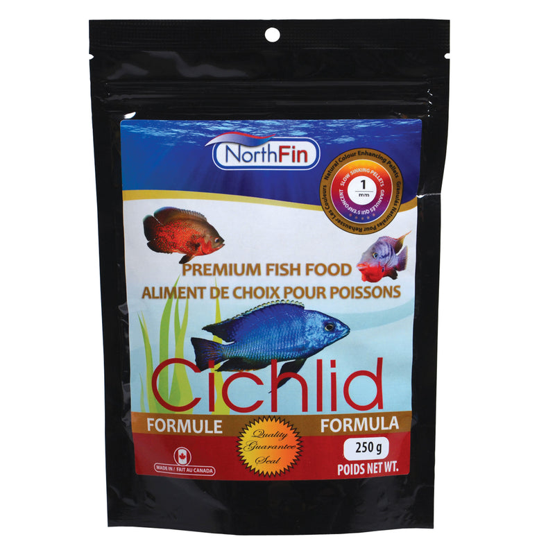 NorthFin Cichlid Formula 250g 1mm Pellet ~ Premium Fish Food