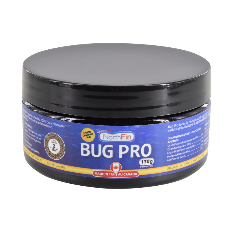 NorthFin Bug Pro Crisps 130g ~ Premium Fish Food - Made In Canada