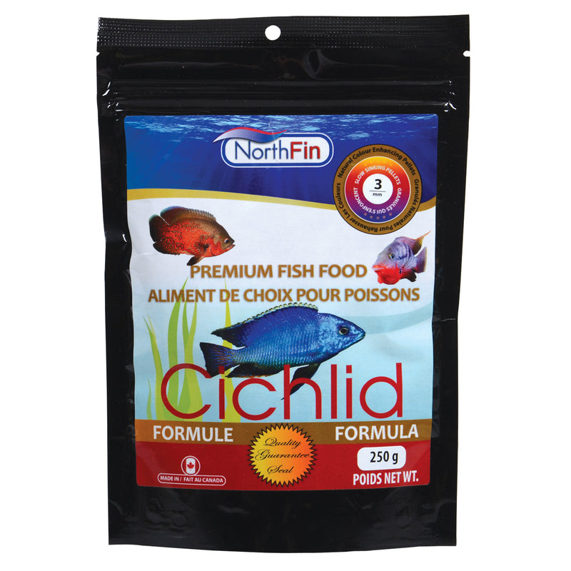 NorthFin Cichlid Formula 250g 3mm Pellet ~ Premium Fish Food