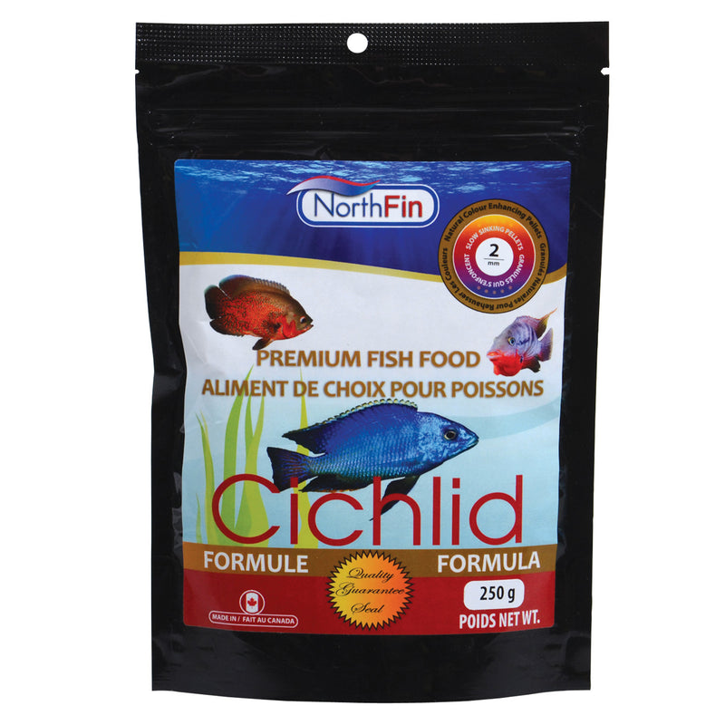 NorthFin Cichlid Formula 250g 2mm Pellet ~ Premium Fish Food