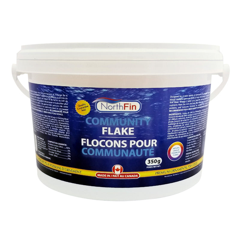 NorthFin Community Flake 350g ~ Premium Fish Food - Made In Canada