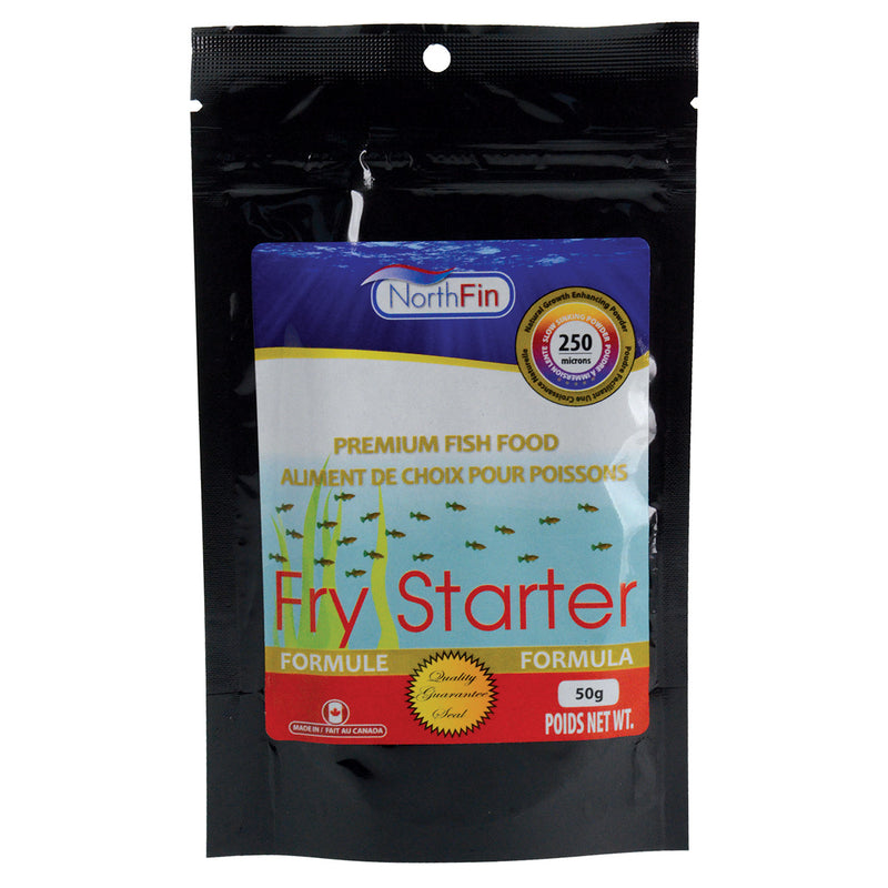 NorthFin Fry Starter - 50g - 250 Micron Powder ~ Premium Fish Food