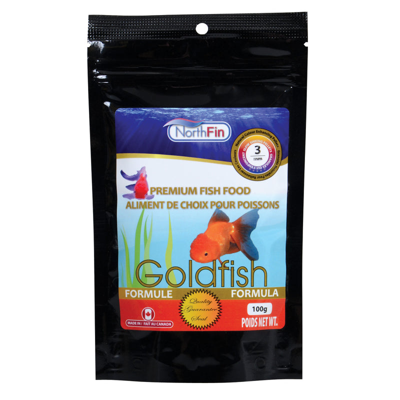 NorthFin Goldfish Formula 100g 3mm Pellet ~ Premium Fish Food