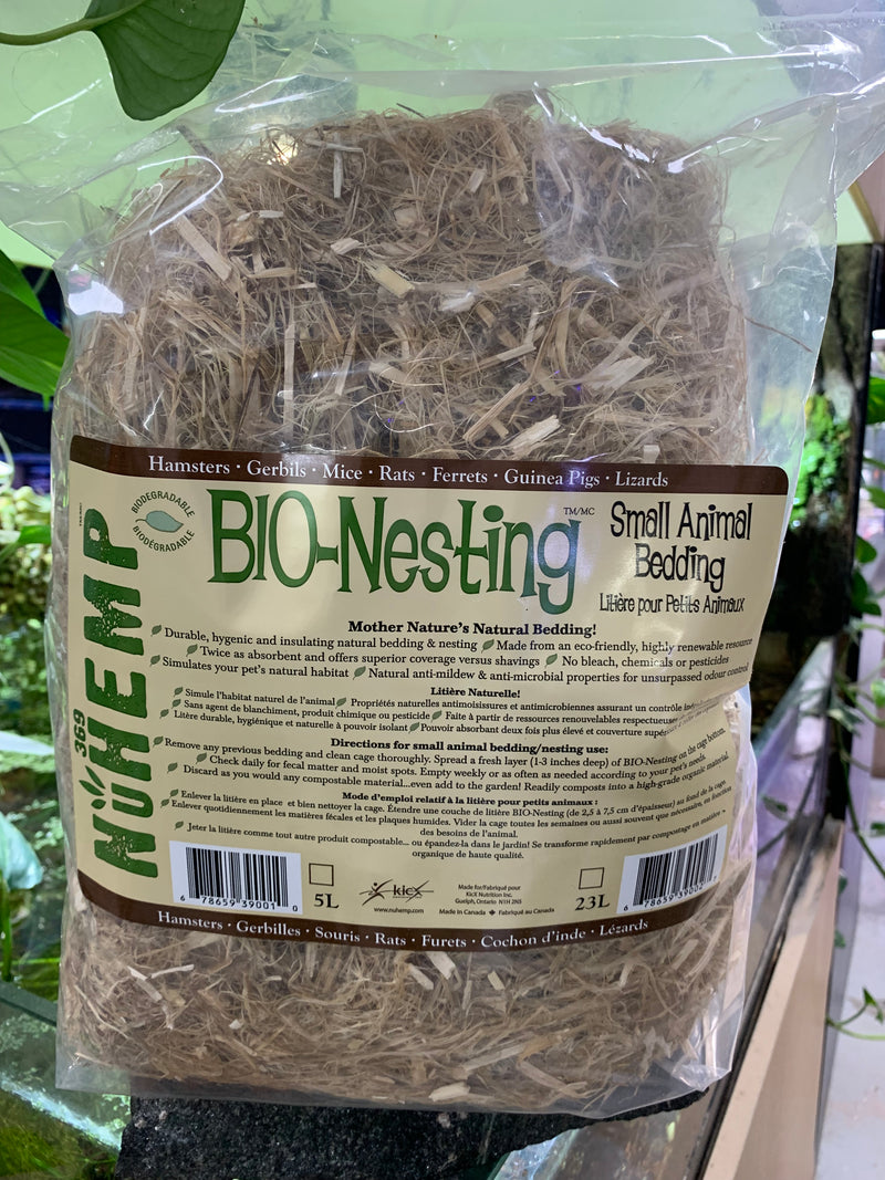 369 NuHemp Bio-Nesting Small Animal - Bird Bedding (23L)