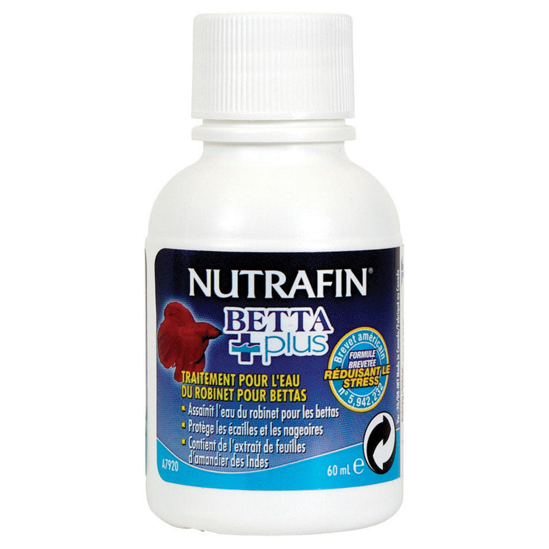 Nutrafin Betta Plus -Tap Water Conditioner for Bettas, 60 mL (2 fl oz)